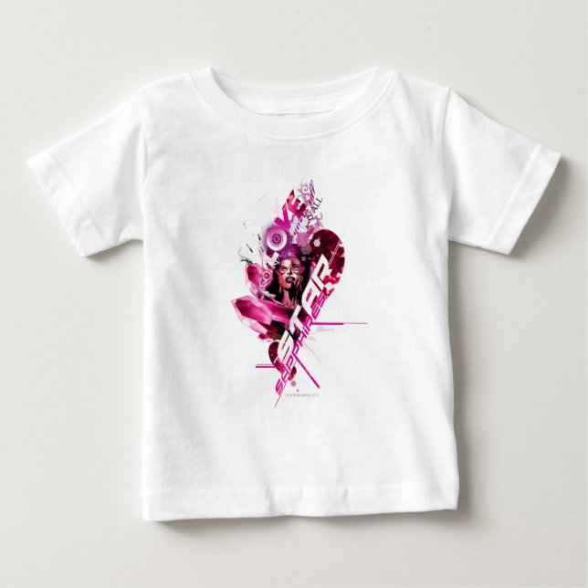Star Sapphire Graphic 8 Baby T-Shirt (Front)