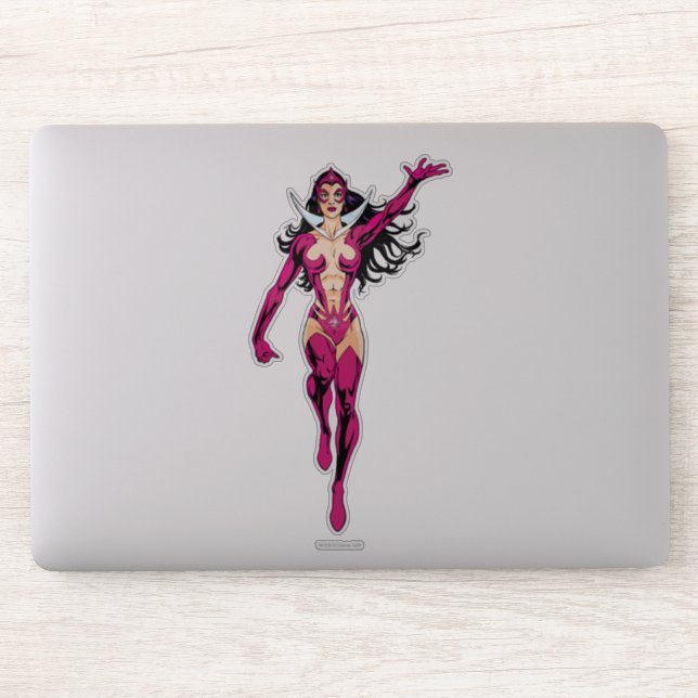 Star Sapphire Hand Raised Sticker (Computer)