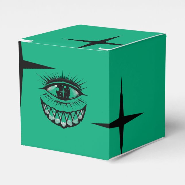 Star Scarred Cyclops Favor Boxes (Front Side)