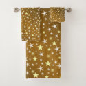 star, shape, shiny, design, graphic, best, element bath towel set