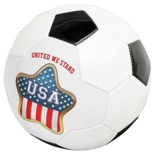 Star_Shaped American Flag Soccer Ball