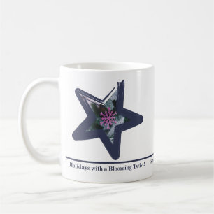 🌟Star-Shaped Christmas Tree Florist Promotional Coffee Mug