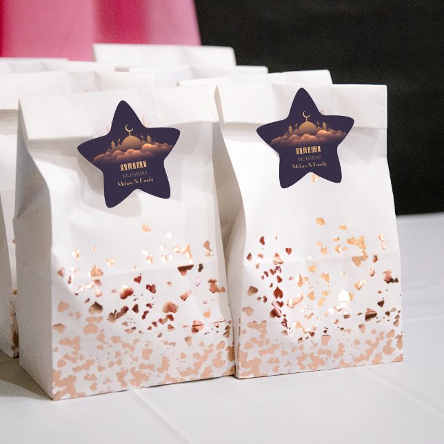 Star Shaped Ramadan Mubarak Sticker (Creator Uploaded)