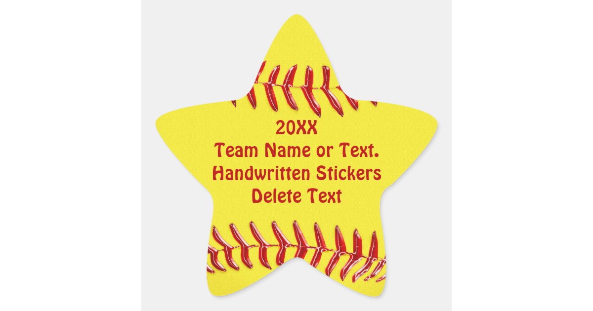 Softball All Star' Sticker