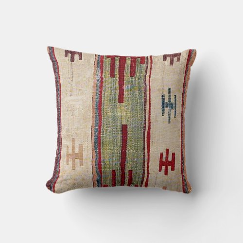 Star Ship Arcadia Colorful Ornate Throw Pillow