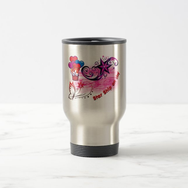 Star Ship Tumbler Travel Mug (Center)