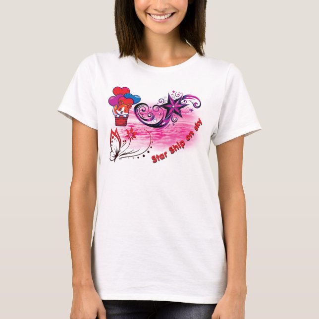 Star Ship Women Shirt (Front)