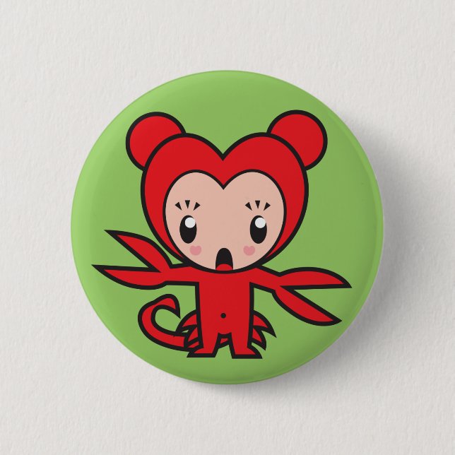 Star Sign Character - Scorpio Button (Front)