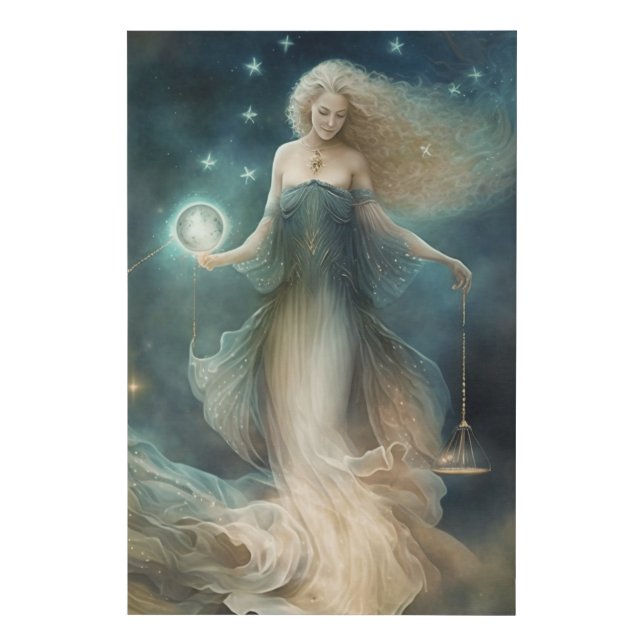 Star sign Libra Goddess, celestial being, zodiac (Front)
