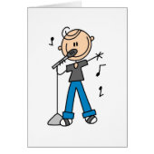 Star Singer On The Microphone Card (Front)