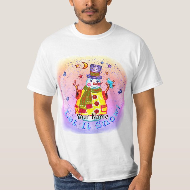 Star Snowman T-Shirt (Front)