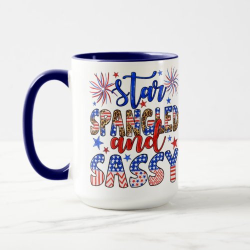 Star Spangle And Sassy Custom  Mug