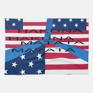 Star Spangle Hakuna Matata: Patriotic Collage Appa Towel