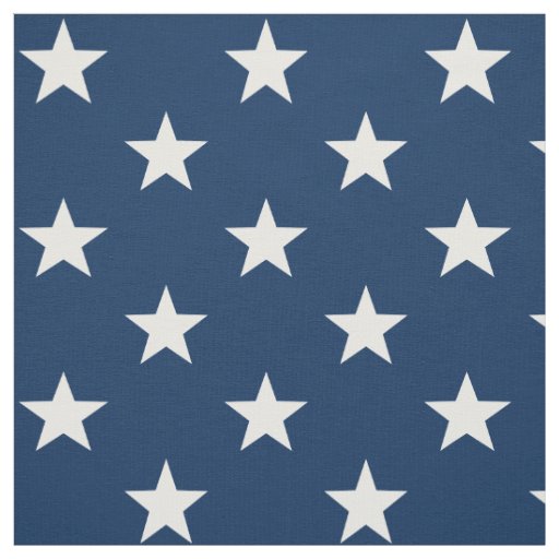Star-Spangled 1 1/2" Stars Blue USA Fabric