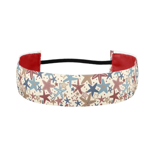 Star Spangled Athletic Headband (Front)