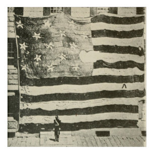 Star Spangled Banner: American Flag on Display Acrylic Print