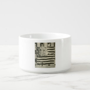 Star Spangled Banner: American Flag on Display Bowl