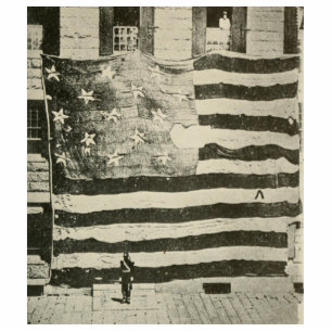 Star Spangled Banner: American Flag on Display Cutout