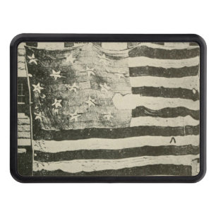 Star Spangled Banner: American Flag on Display Hitch Cover