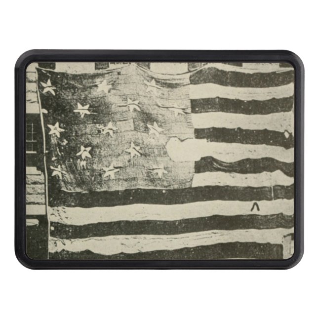 Star Spangled Banner: American Flag on Display Hitch Cover (Front)