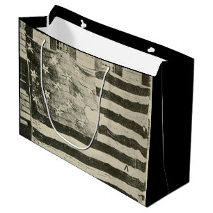 Star Spangled Banner: American Flag on Display Large Gift Bag