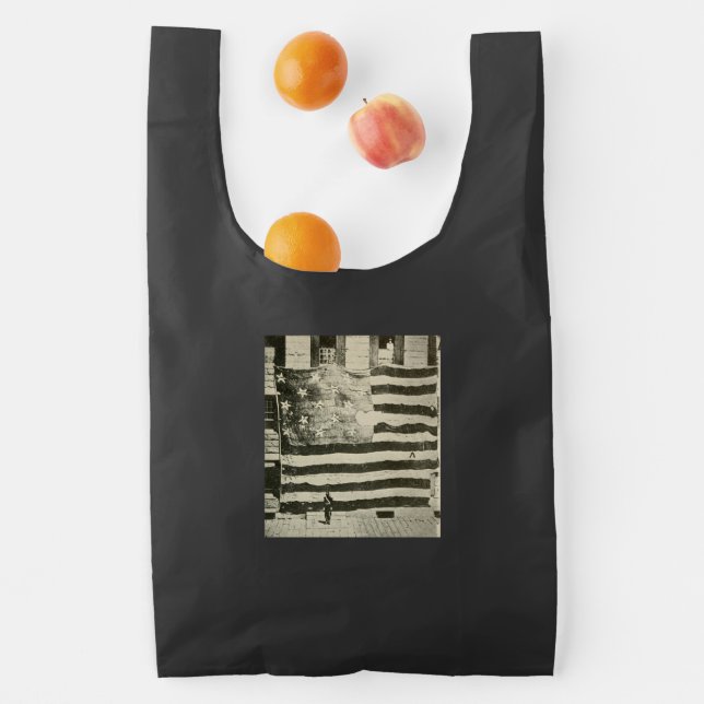 Star Spangled Banner: American Flag on Display Reusable Bag (Insitu)