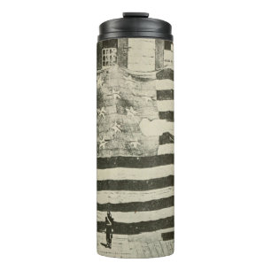 Star Spangled Banner: American Flag on Display Thermal Tumbler