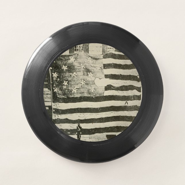 Star Spangled Banner: American Flag on Display Wham-O Frisbee (Front)