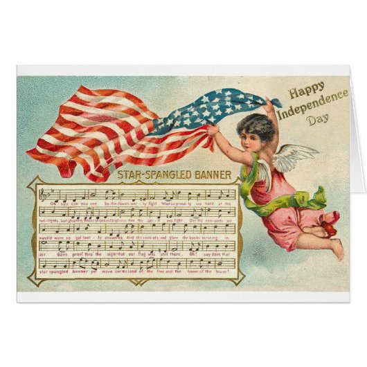 Star Spangled Banner Cards (Front Horizontal)