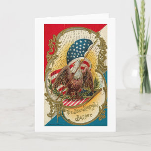 Star Spangled Banner Eagle Card