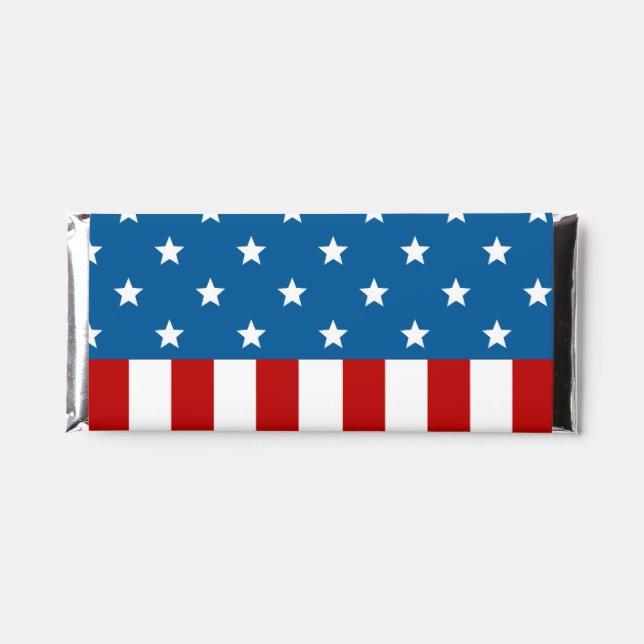 Star Spangled Banner  Hershey Bar Favors (Front)