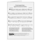 Star-Spangled Banner National Anthem Music Sheet (Front)