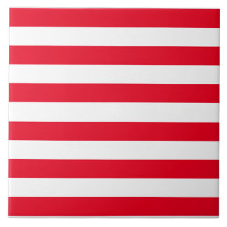 Star Spangled Banner Stripes Ceramic Tile