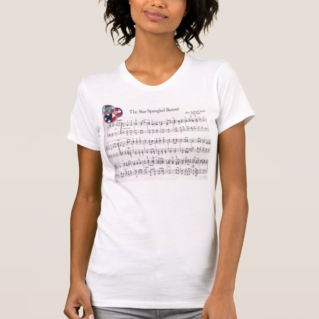 star spangled banner T-Shirt (Front)