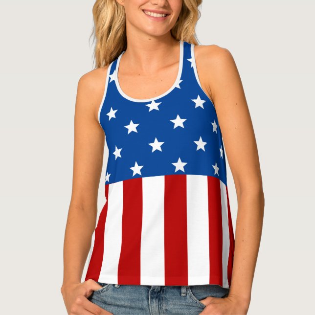 Star Spangled Banner Tank Top (Front)
