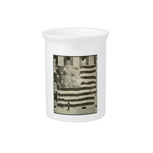 Star_Spangled Banner US Battlefield Flag American Beverage Pitcher