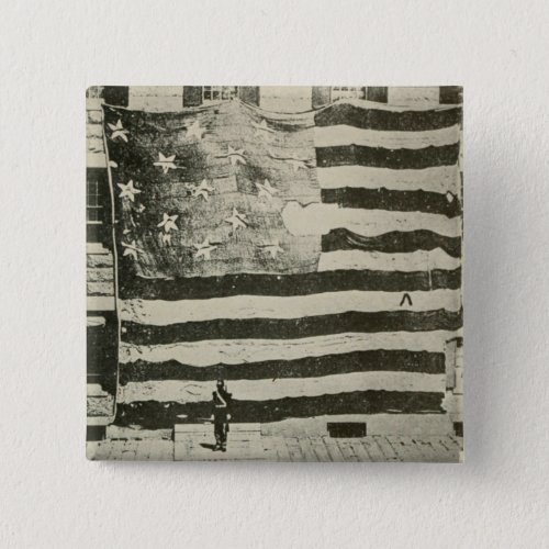 Star_Spangled Banner US Battlefield Flag American Button