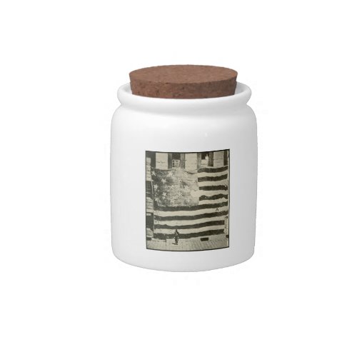 Star_Spangled Banner US Battlefield Flag American Candy Jar