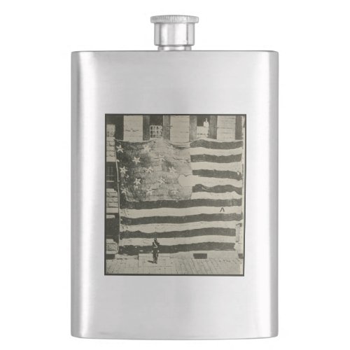 Star_Spangled Banner US Battlefield Flag American Flask