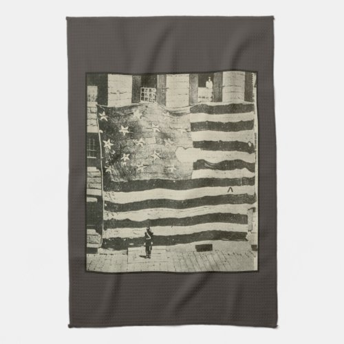 Star_Spangled Banner US Battlefield Flag American Kitchen Towel