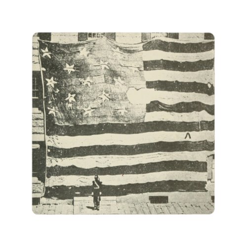 Star_Spangled Banner US Battlefield Flag American Metal Print