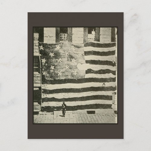 Star_Spangled Banner US Battlefield Flag American Postcard