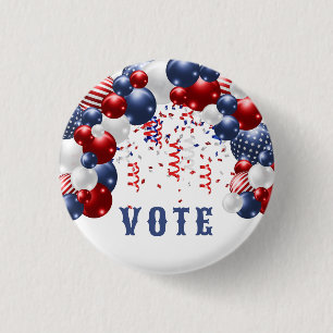 Star Spangled Celebration Arch Vote Button