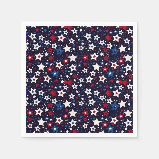Star-Spangled Celebration Napkins (Front)
