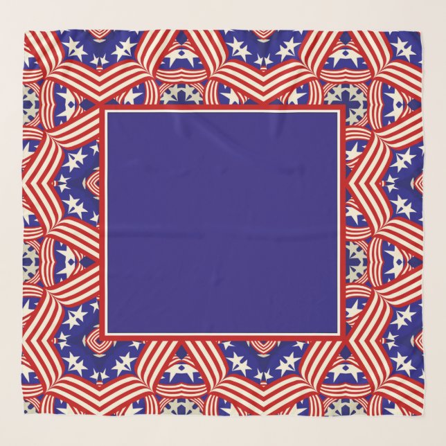 Star Spangled Chiffon Scarf (Front)