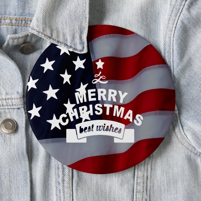 Star-Spangled Christmas: Celebrate the Season Button (In Situ)