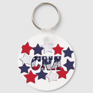 STAR SPANGLED CNA - CERTIFIED NURSE ASSISTANT KEYCHAIN