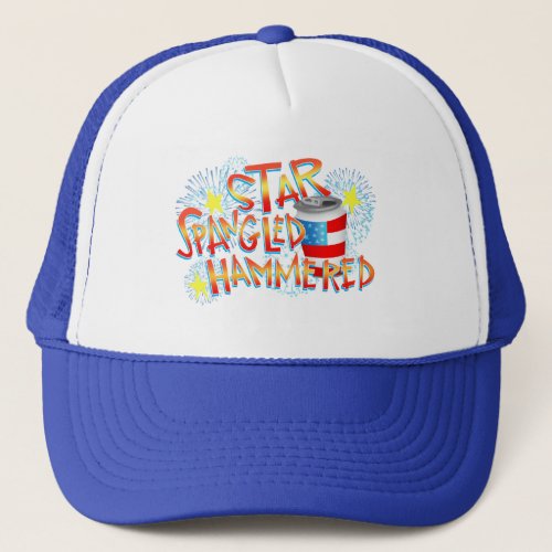 Star Spangled Hammered 4th of July Trucker Hat