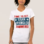 Star Spangled Hammered T-shirt at Zazzle