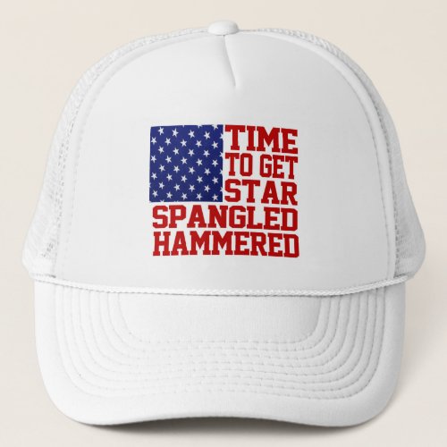 Star Spangled Hammered Trucker Hat
